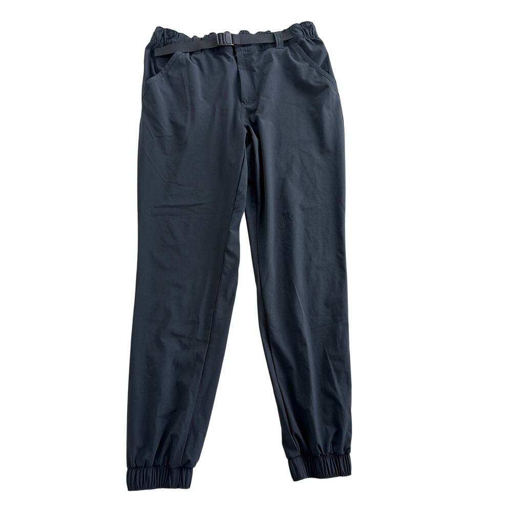 Columbia Mens Timberlake Camp Woven Jogger Pants Large Black Elastic Waist 34x30